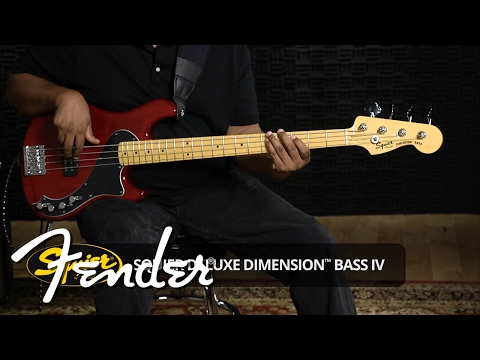 Squier Deluxe Dimension Bass IV Demo | Fender