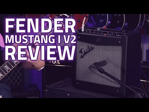 Fender Mustang I V2 Guitar Amplifier Combo Demo Review