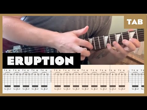 Eruption Van Halen Cover | Guitar Tab | Lesson | Tutorial