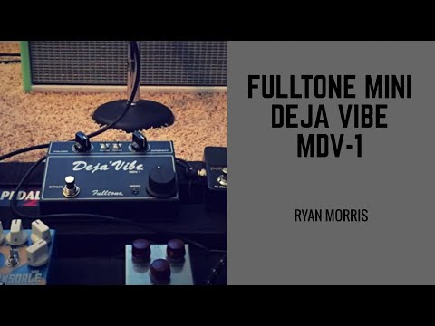 Fulltone Mini Deja Vibe MDV 1 Black Edition 9V Demo