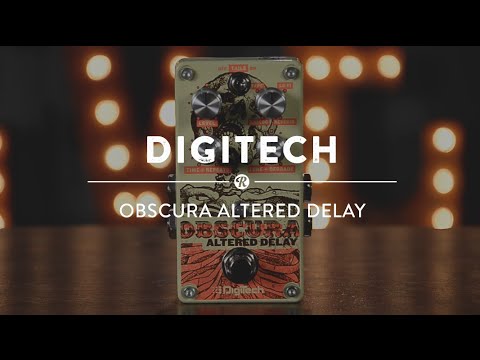 Digitech Obscura Altered Delay | Reverb Video Demo