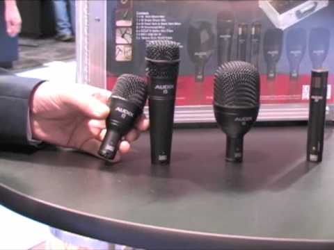 Audix Fusion Drum Microphones Winter NAMM 2010 Demo