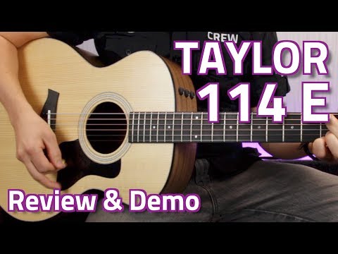 Taylor 114E Electro-Acoustic (Walnut) - Review &amp; Demo