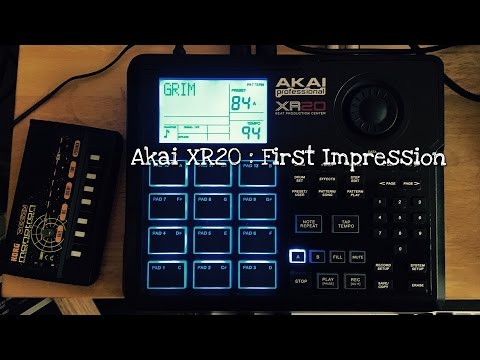 Akai XR20 : First Impression