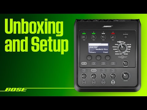 Bose T4S ToneMatch Mixer – Unboxing + Setup