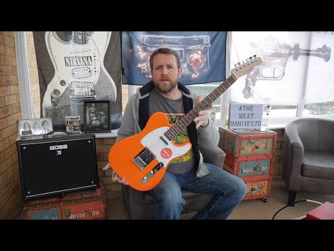 Squier by Fender Affinity Telecaster Competition Orange - Review Demo