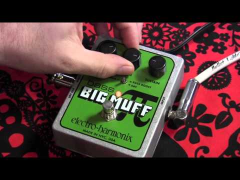 BRING BACK THE GREEN RUSSIAN MUFF Electro Harmonix Bass Big Muff with guitar demo